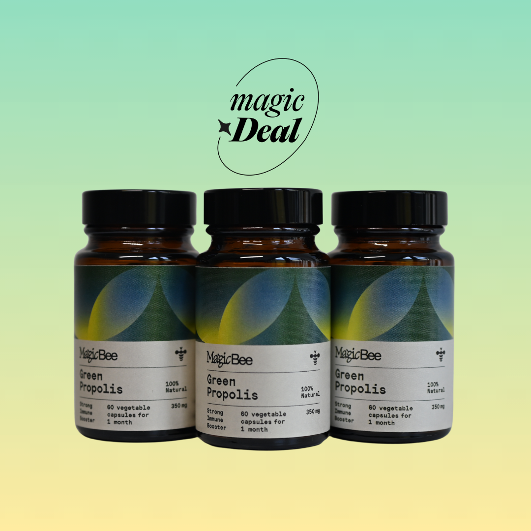 3x Green Propolis Capsules (1-MONTH SUPPLY)